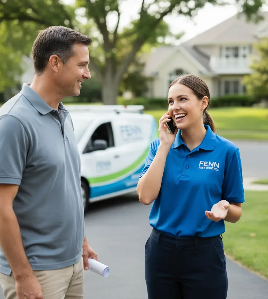 Fenn Pest Control customer support in Theresa